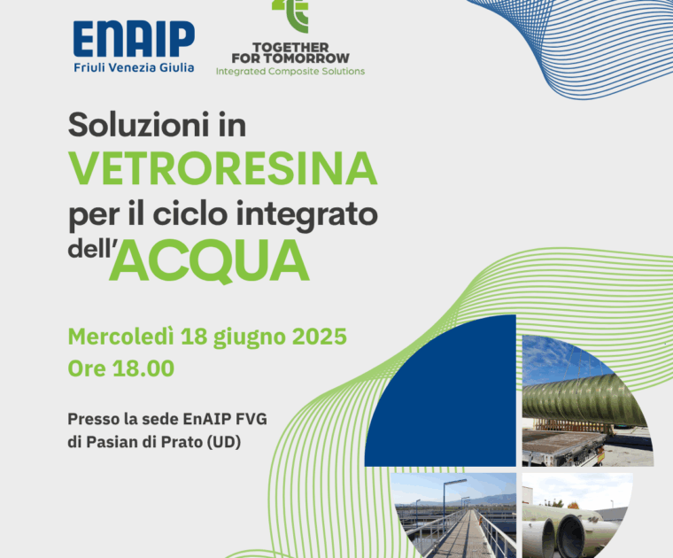 SOLUZIONI IN VETRORESINA PER IL CICLO INTEGRATO DELL’ACQUA